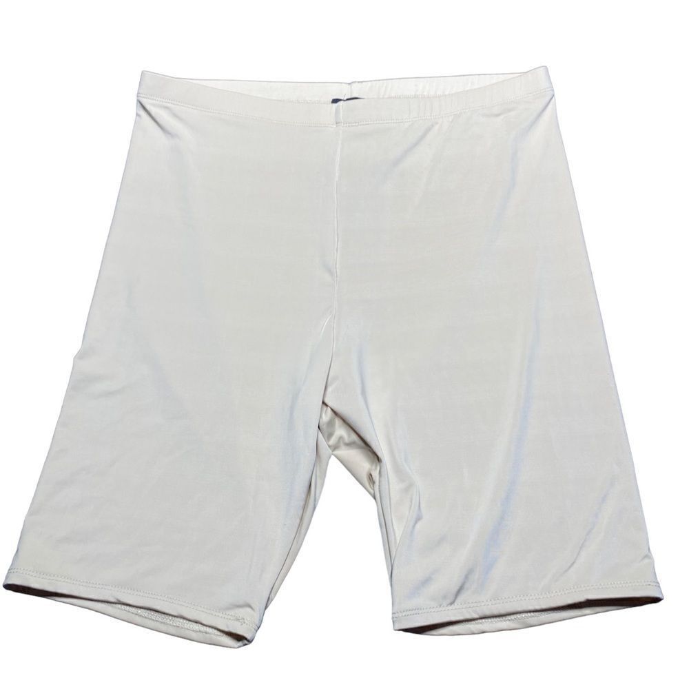 AFRM Taupe High-Waisted Shorts
